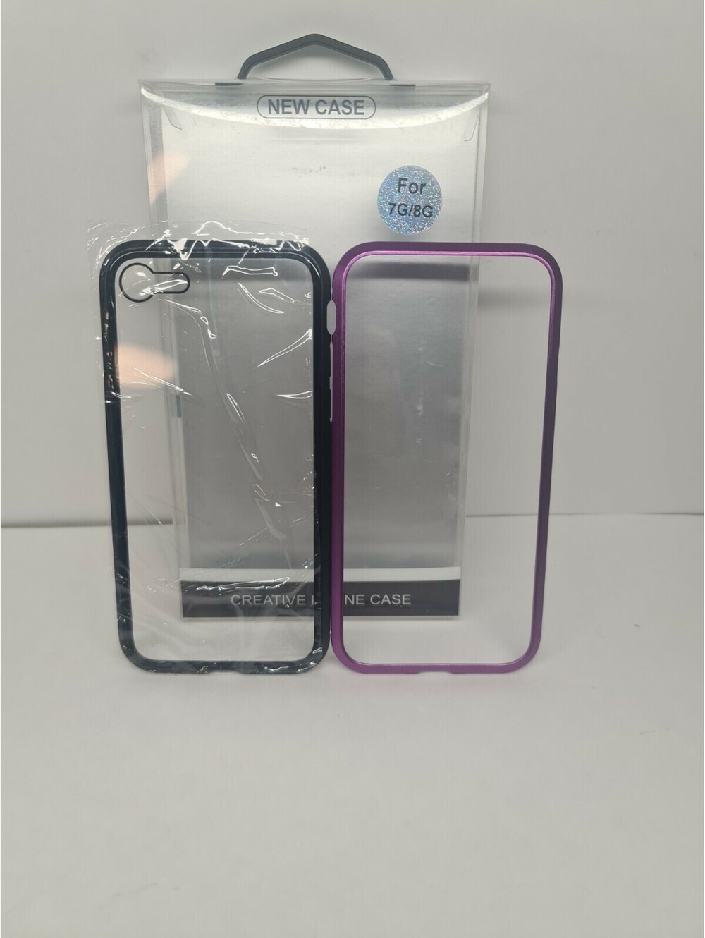 Iphone 7/8g Aluminum Construction Magnetic Case glass backing wireless charging